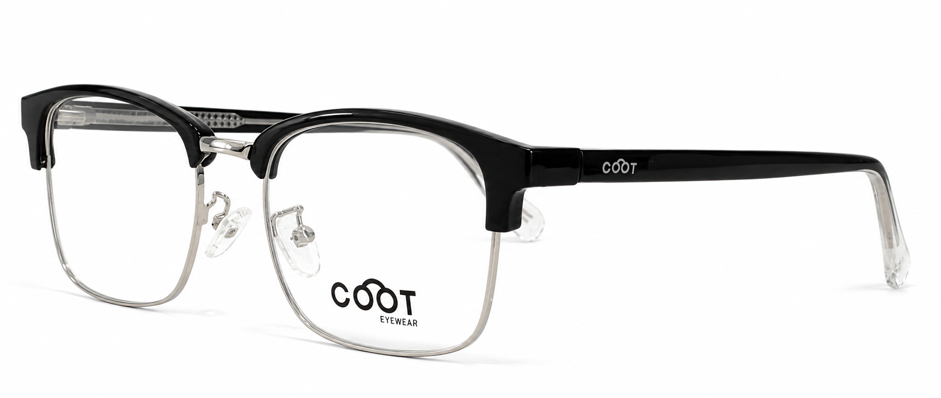 Imagen de Clip-On Coot Cuadrado Negro