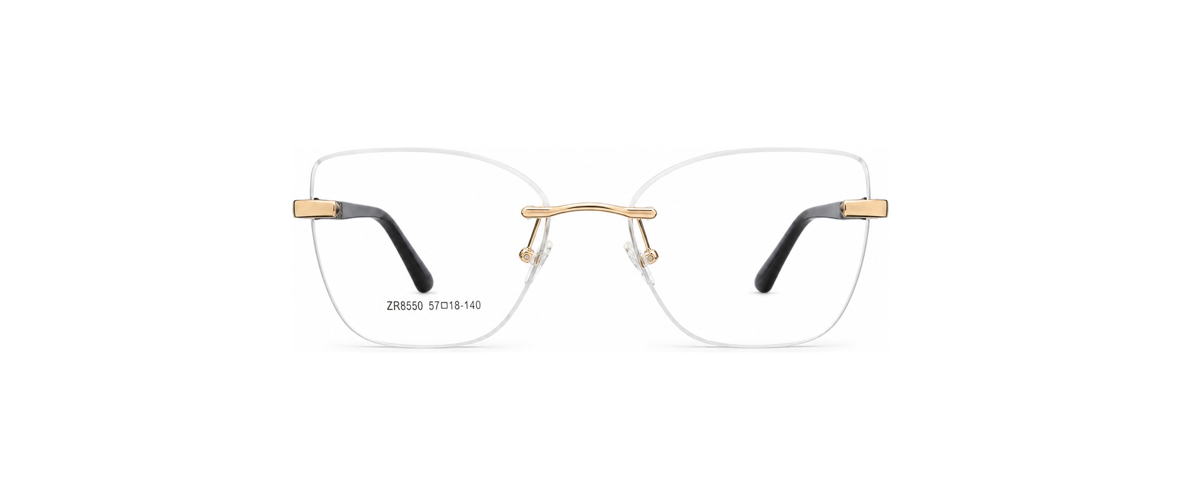 Imagen de Feillis Cat Eye Transparente Y Negro