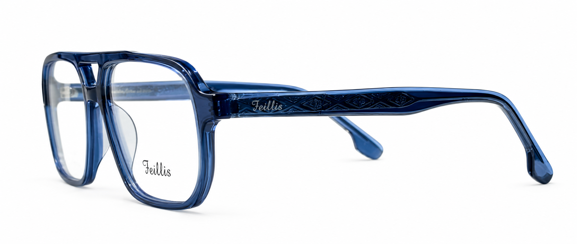 Miniatura 2 de Feillis Rectangular Azul