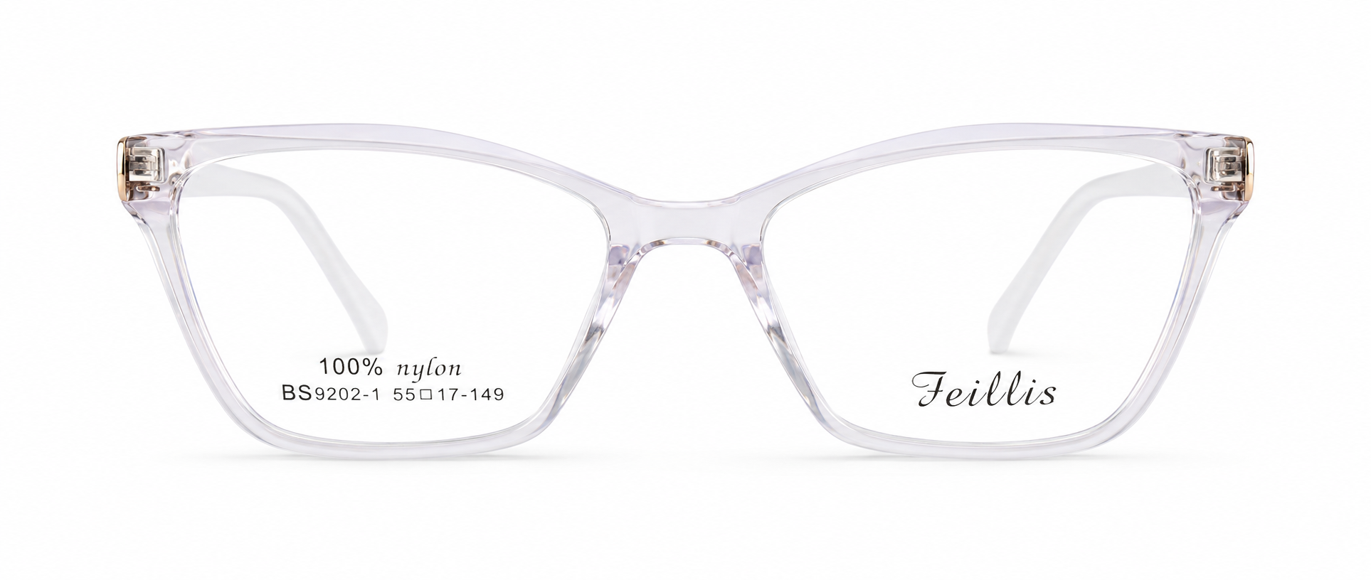 Imagen de Feillis Cat Eye Transparente Y Blanco