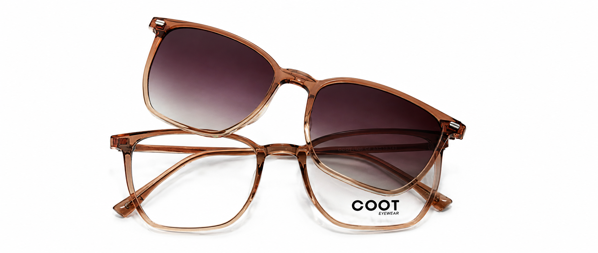 Miniatura 4 de Clip-On Coot Cuadrado Rosado